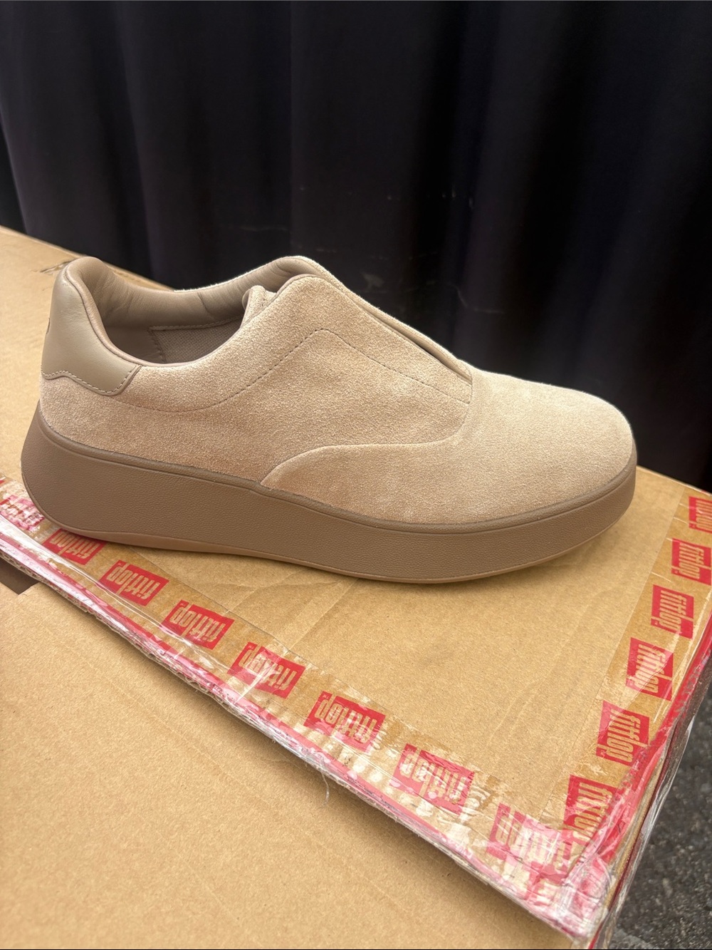 Fitflop F-Mode Suede Laceless Sneaker